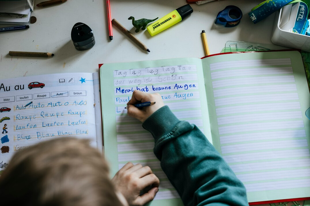 person exploring creativity through writing